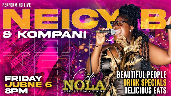 RHYTHM & BEAUTY R&B & Karaoke Every Friday! NEICY B & KOMPANI Live JUNE 6