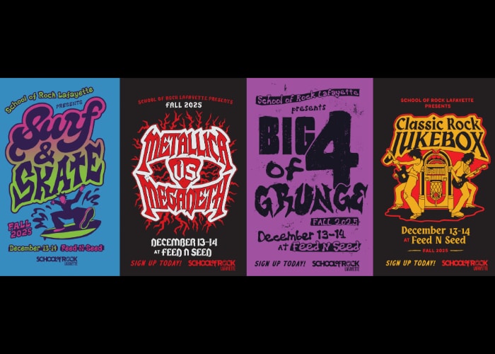 School of Rock Lafayette Fall 2025 Shows