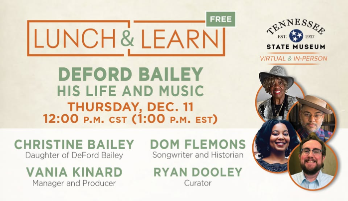 Lunch and Learn: DeFord Bailey: His Life and Music