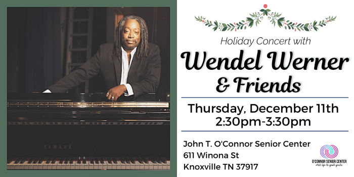 Music for Seniors Free Daytime Concert w/ Wendel Werner & Friends