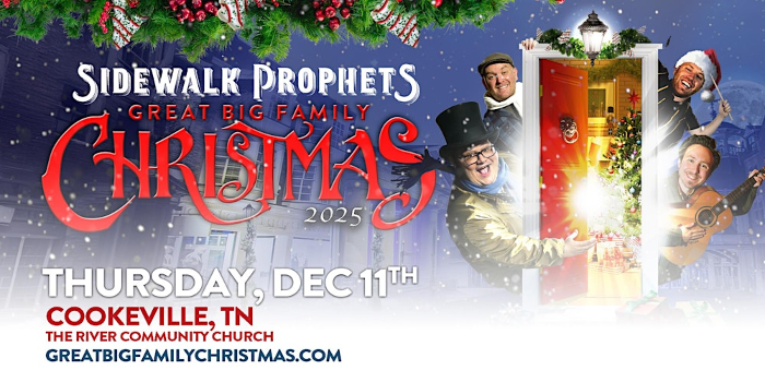 Sidewalk Prophets - Great Big Family Christmas Cookeville, TN