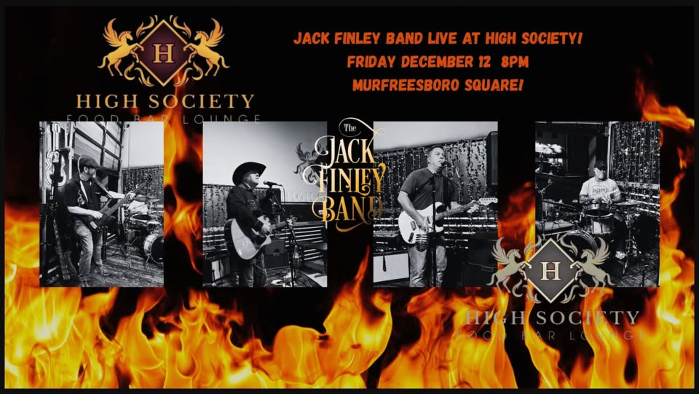 Jack Finley Band LIVE at High Society Food Bar & Lounge!