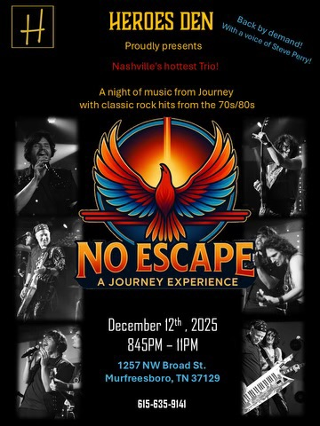 No Escape @ Heroes Den