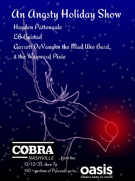 Front Bar: Garrett DeVaughn the Mad Uke Bard & the Wayward Pixie | LB Beistad | Hayden Pattengale