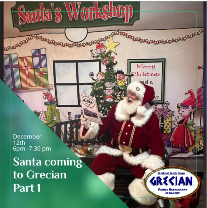 Santa coming to Grecian Part 1