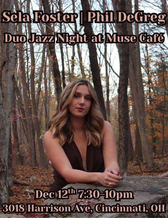 Muse Sings the Blues a Christamas show ~ Sela Foster & Phil de Greg