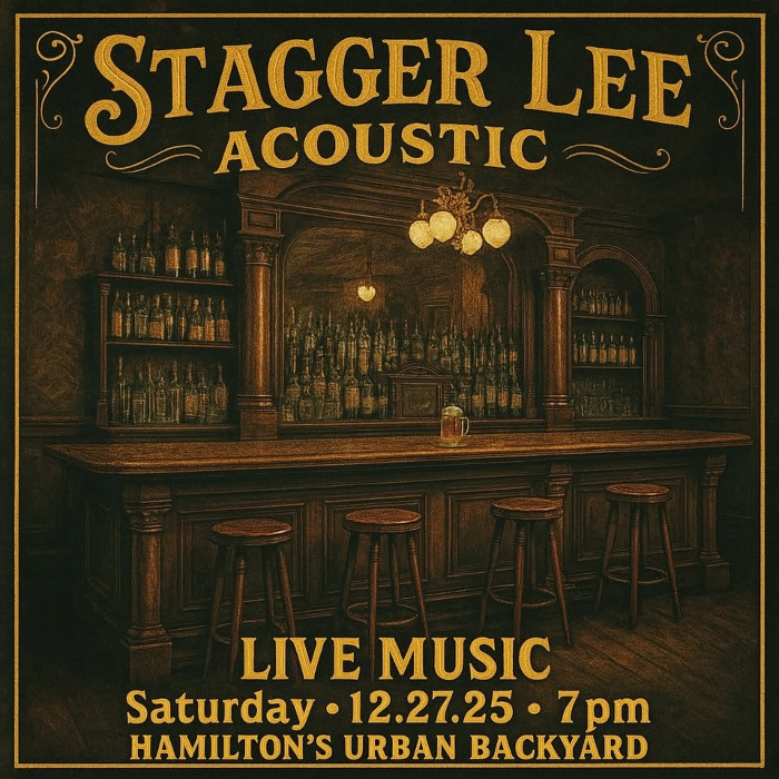 LIVE MUSIC STAGGER LEE ACOUSTIC IN THE TAPROOM