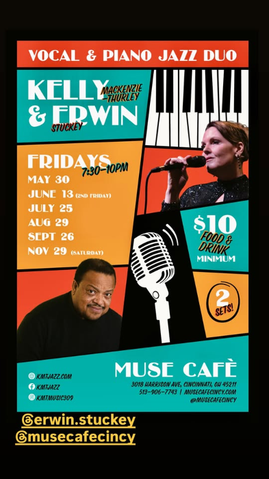 Muse Sings the Blues presents ~ KMT Jazz & Erwin Stuckey