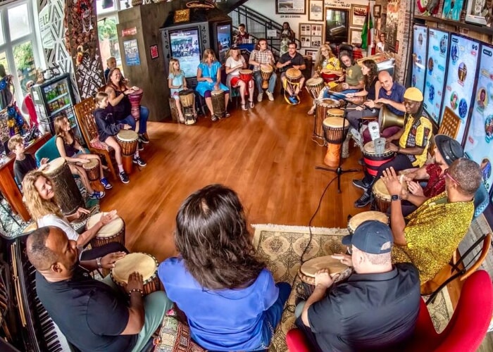 African Drum and Dance Community in Asheville with Adama
