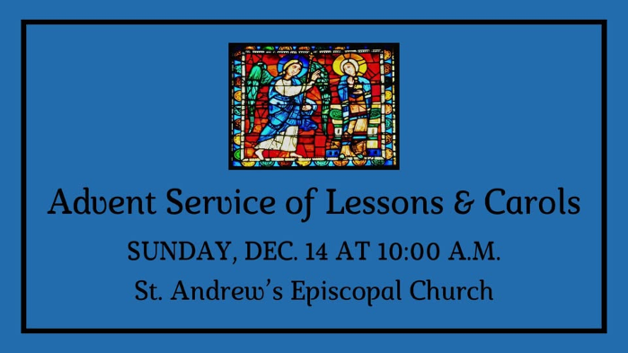 Advent Service of Lessons and Carols
