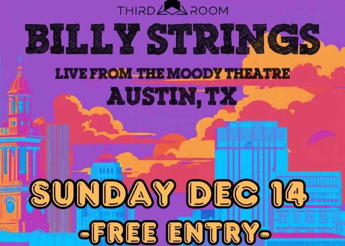 Billy Strings Watch Party - Live from Austin, TX + Holiday Market