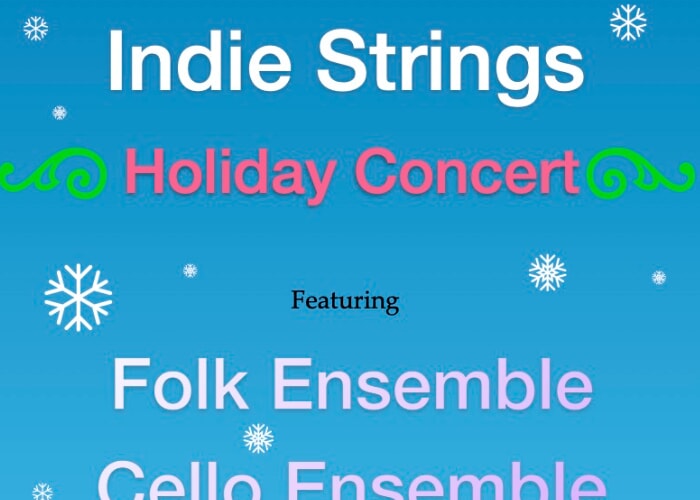 Indie Strings Holiday Concert