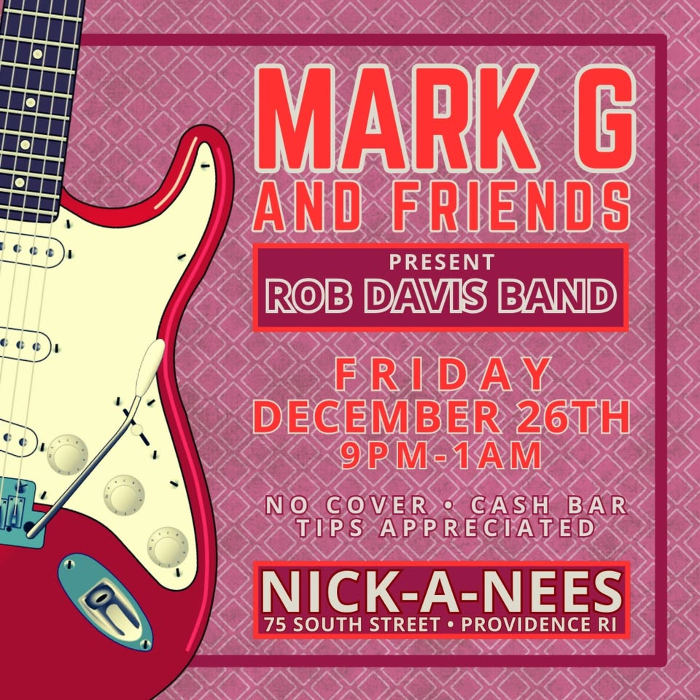 Mark G and Friends present Rob Davis Band