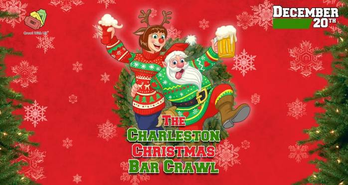 Santa Bar Crawl x Bay Street Biergarten