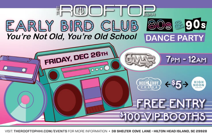 Early Bird Club 80's & 90's Dance Party with DJ Mar!