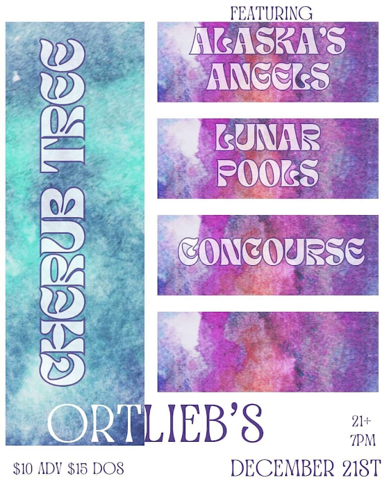 Cherub Tree, Alaska Angel's, Lunar Pools, Concourse