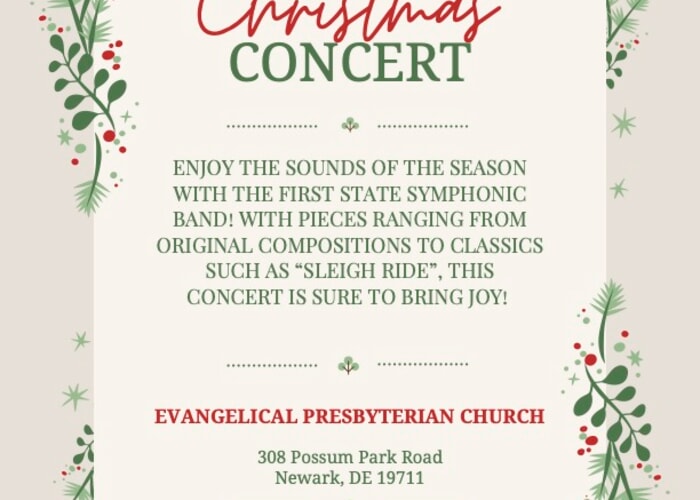 First State Symphonic Band Christmas Concert