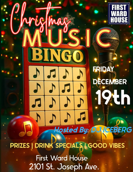 Christmas Music Bingo