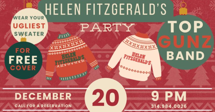 The Ugly Sweater party at Helen's!