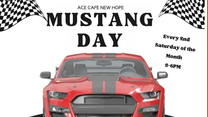 Mustang Day at Ace Cafe
