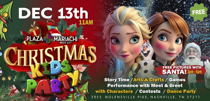 FREE Christmas Kids Party with Princess Elsa & Anna