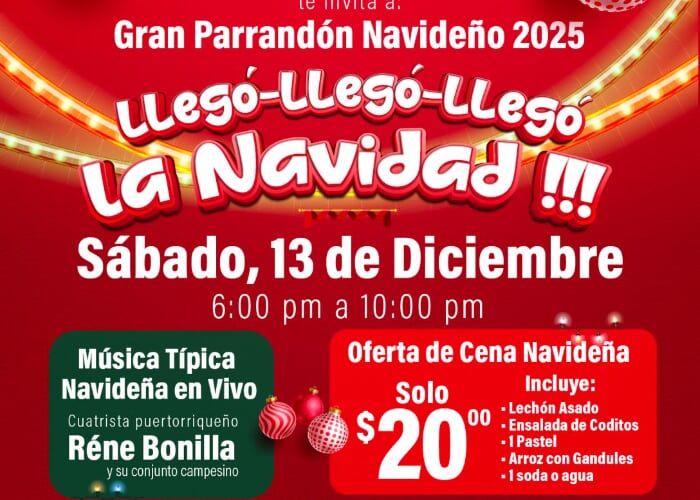 Gran Parrandón Navideño: Llegó Llegó Llegó La Navidad