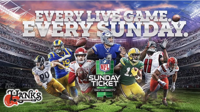 NFL Sunday Ticket at Hank's - All Games, All Day