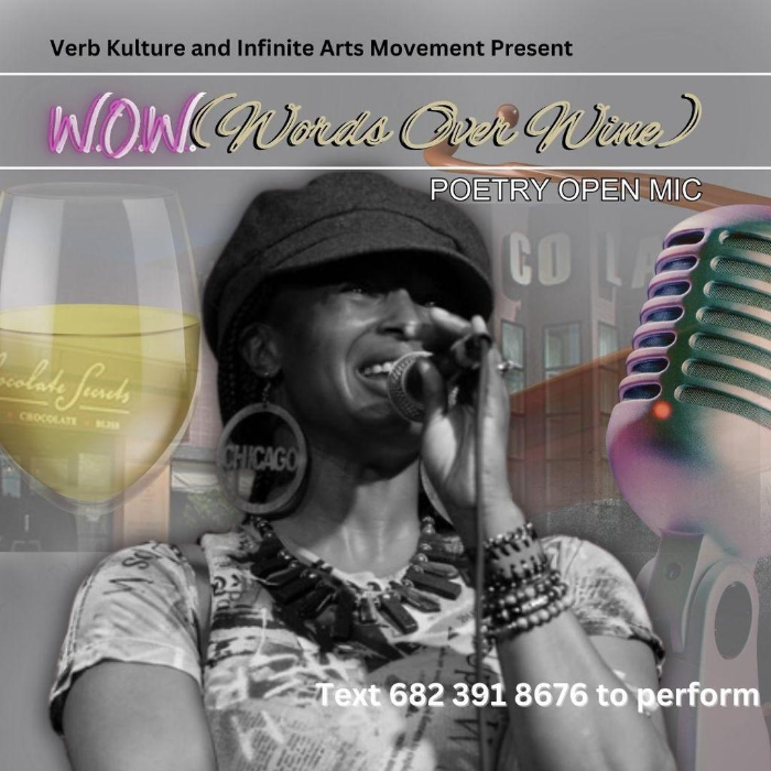 Verb Kulture Presents: W.O.W. (Words Over Wine) Poetry Open Mic