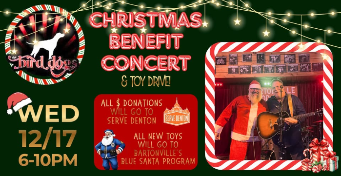 Bird Dogs Christmas Benefit Concert and Toy Drive
