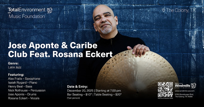 Jose Aponte & Caribe Club Feat. Rosana Eckert at Windmills Brewery
