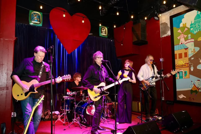 The Footnotes perform at Shoeshine Charley's Big Top