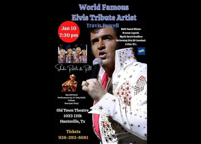 TRAVIS POWELL AS ELVIS w/ Shake Rattle & Roll