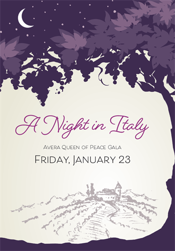 Avera Queen of Peace Gala: A Night in Italy