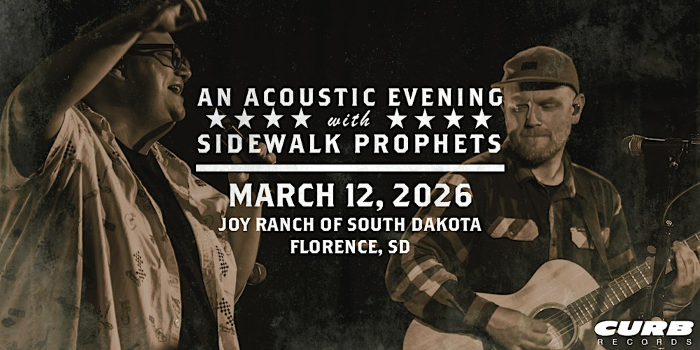 An Acoustic Evening With Sidewalk Prophets-Spring 2026-Florence, SD