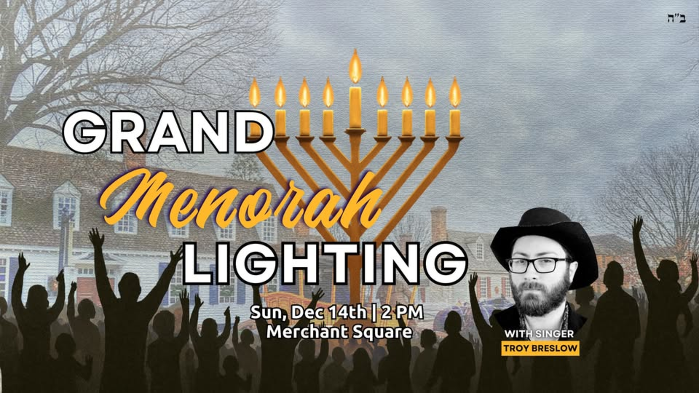 Grand Menorah Lighting Williamsburg