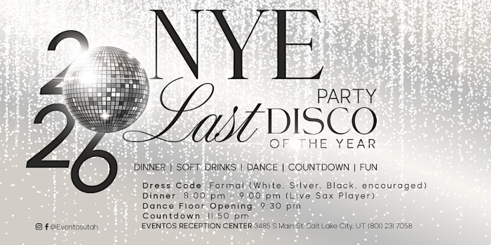 New Year's Eve 2026 "THE LAST DISCO OF THE YEAR"