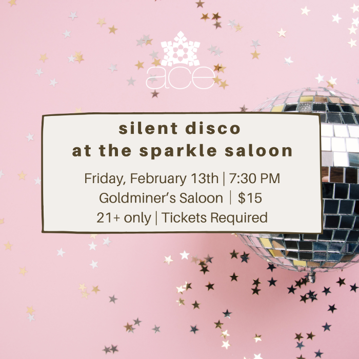 silent disco at the sparkle saloon