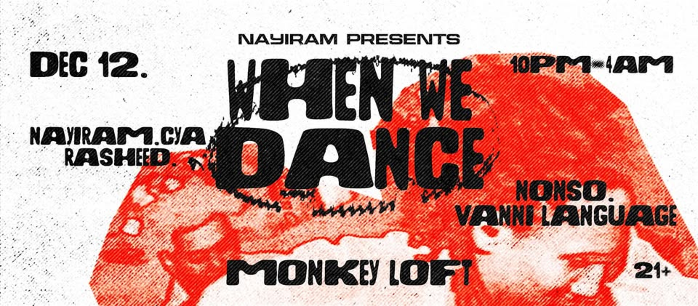 When We Dance - An African Electronic Dance Music Experience