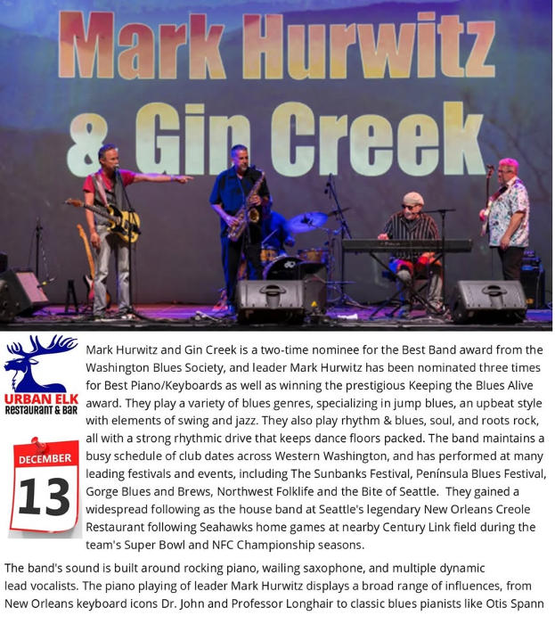 LIVE MUSIC@URBAN ELK RESTAURANT