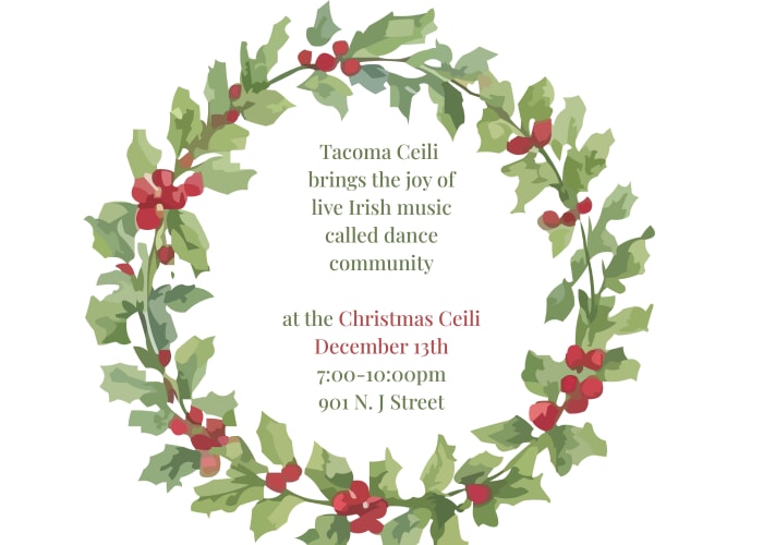 Christmas Ceili: Live Irish Music & Dance & Joy