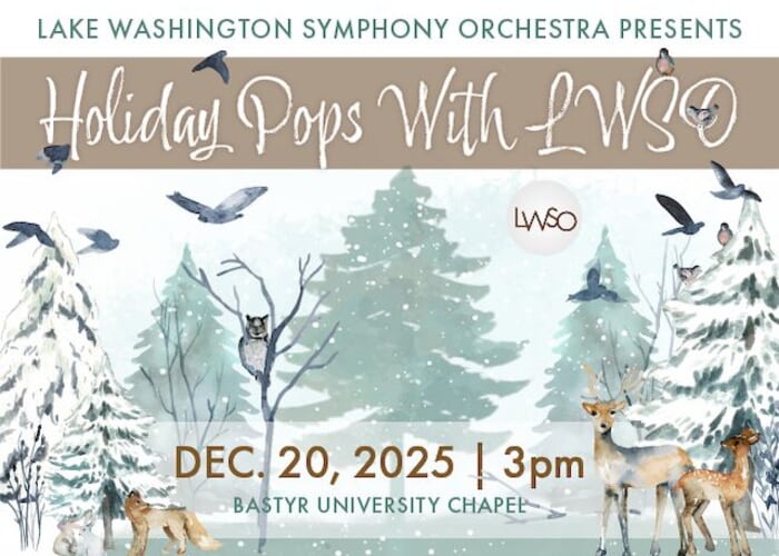 Celebrate the Season: Holiday Pops, Dec 20 at Bastyr University Chapel