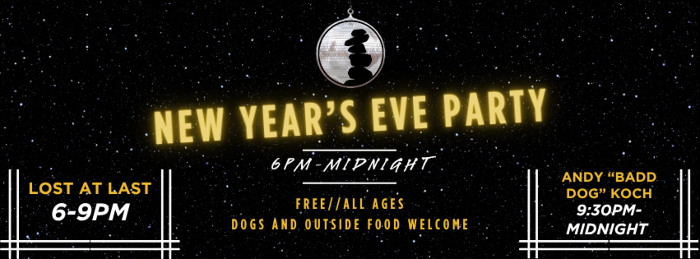 New Years Eve Party! Celebrate Twice!