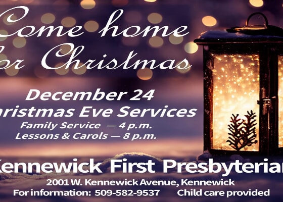 Christmas Eve Services @ Kennewick First Presbyterian