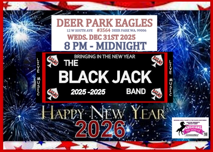 The Black Jack Band New Years Eve