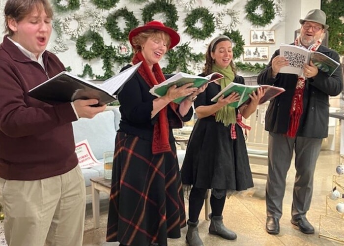 Capital City Theatre Carolers at The Bruce Company Garden Center