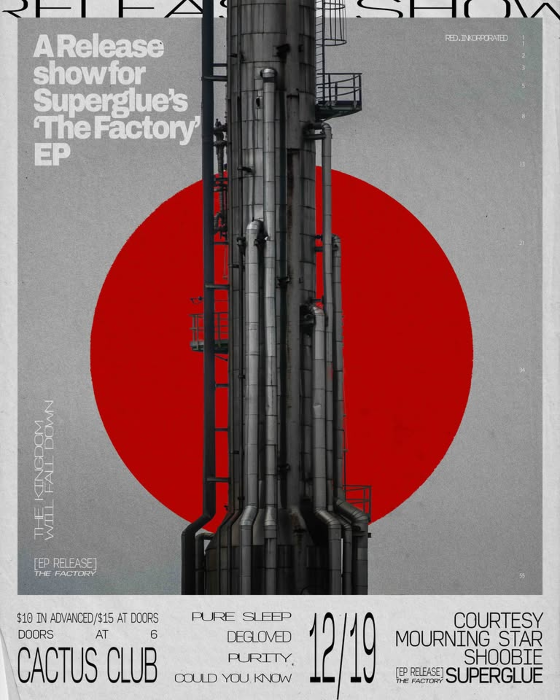 Superglue (Release Show) • Shoobie • Mourning Star • Courtesy