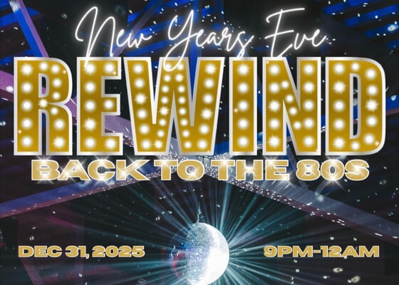 Eagles NYE party featuring Rewind- Back to the 80s band