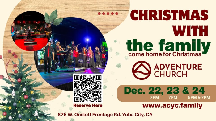 Adventure's Christmas Eve Services!