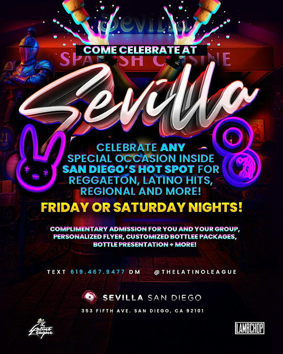 San Diego Latin Nights - Fridays & Saturdays at Sevilla Nightclub