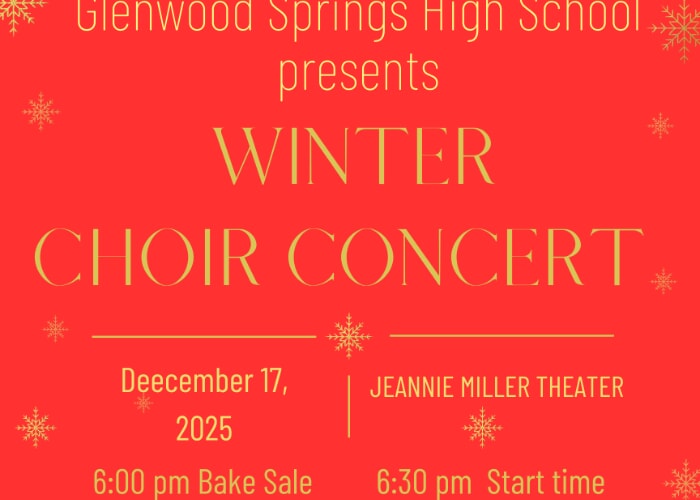 Glenwood Springs High School Winter Choir Concert
